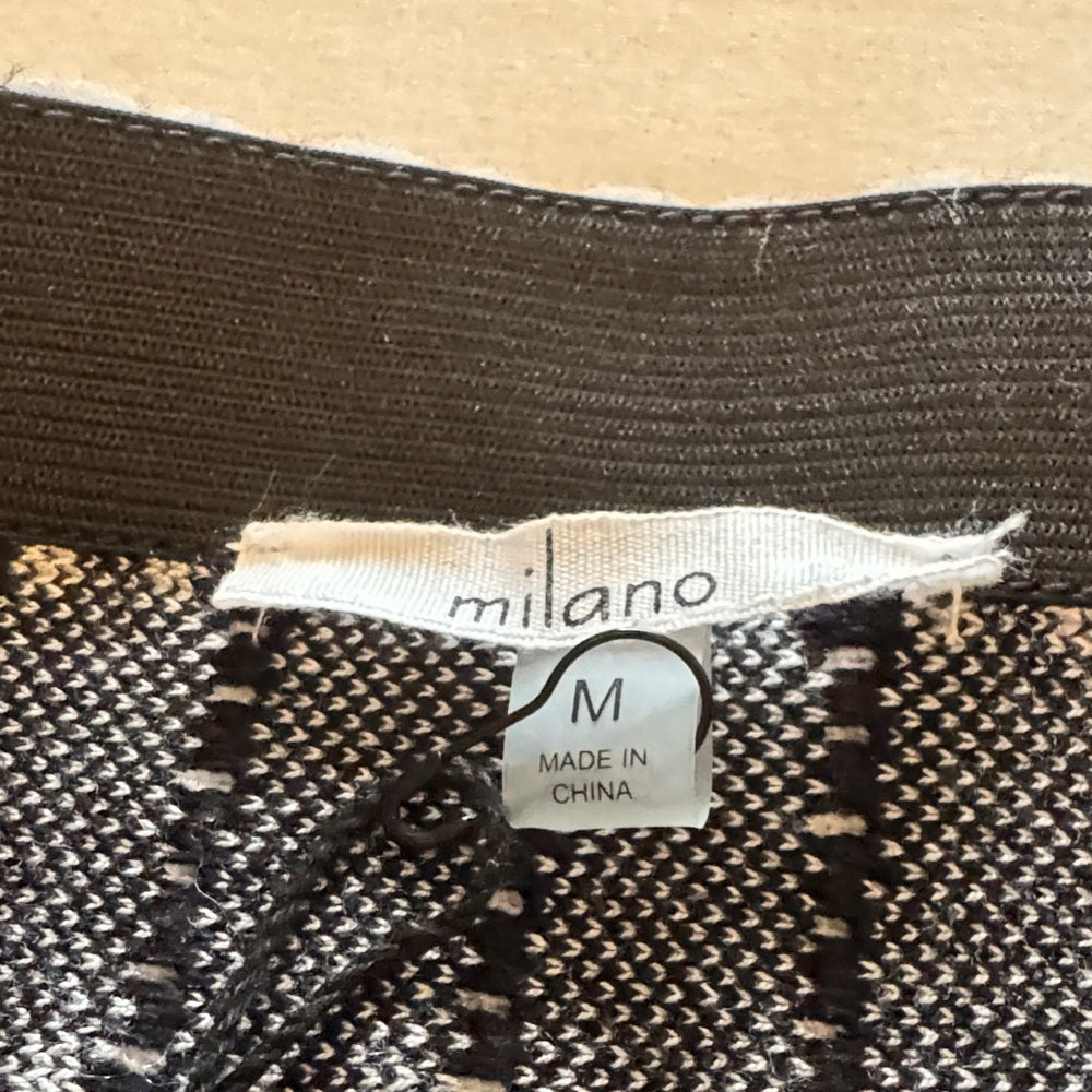 Milano tulip Black and White Women's Skirt NWT medium