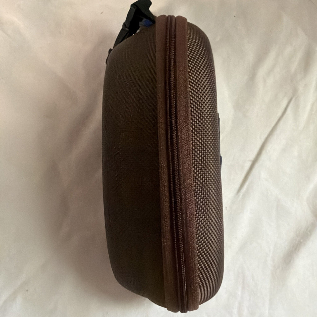 Maui Jim Hard Slim Clamshell Zippered Sunglasses Case w/ Belt Clip & cloth