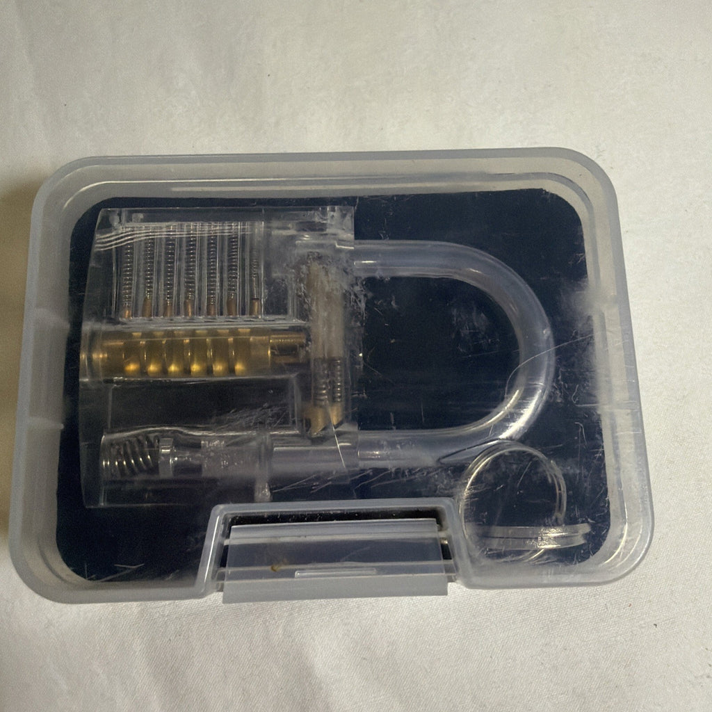 TRANSPARENT PRACTICE LOCKSMITHING LOCKS WITH KEYS