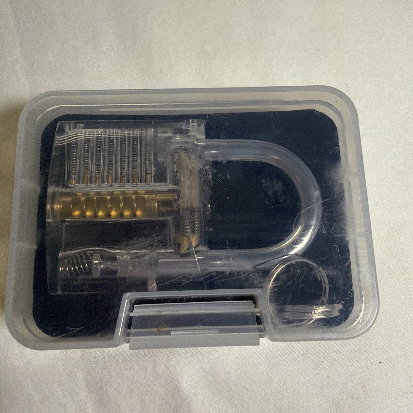 TRANSPARENT PRACTICE LOCKSMITHING LOCKS WITH KEYS