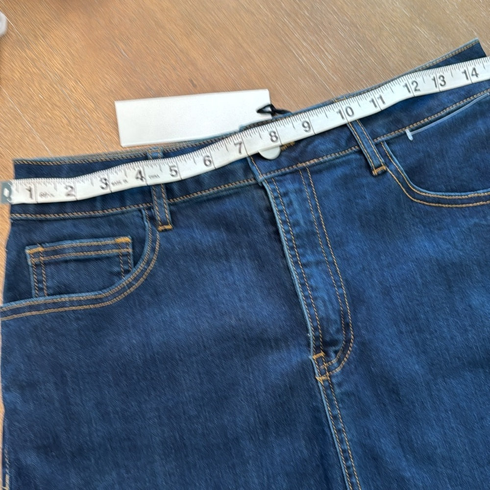 Long jean skirt size 4 brand Bagatelle