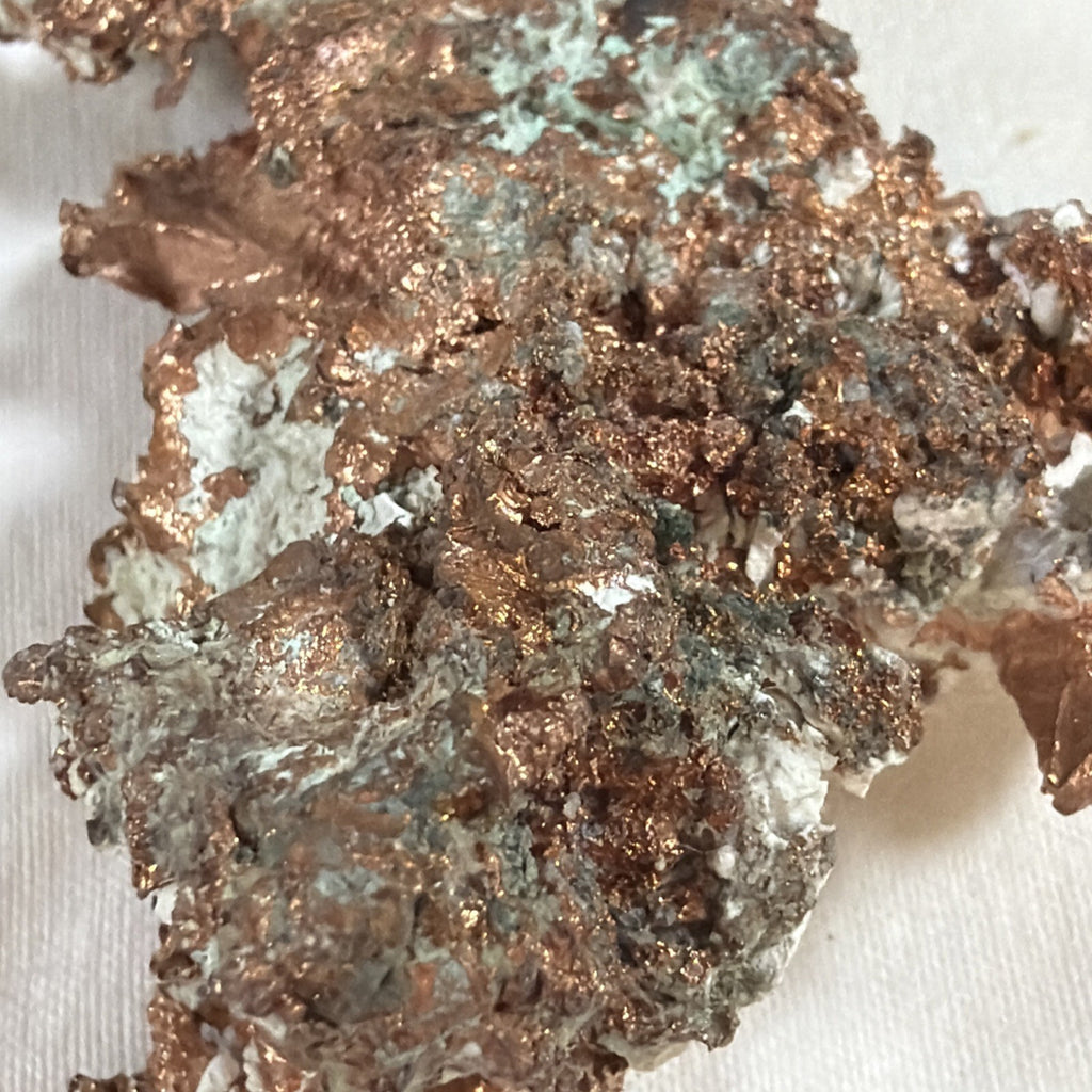 3” x 1”  NATIVE RAWCOPPER from the Lake Superior Keeweenaw Copper  Michigan
