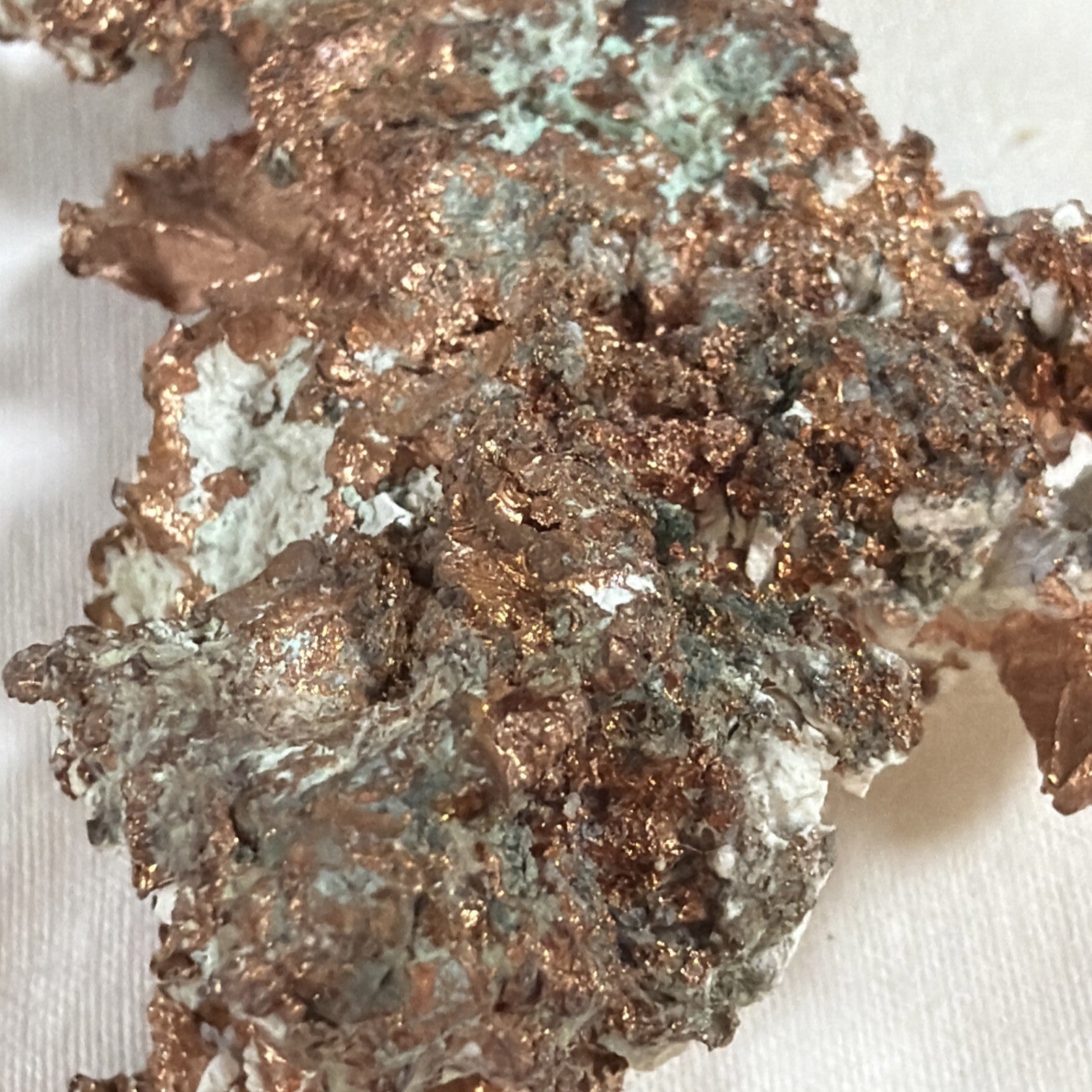 3” x 1”  NATIVE RAWCOPPER from the Lake Superior Keeweenaw Copper  Michigan