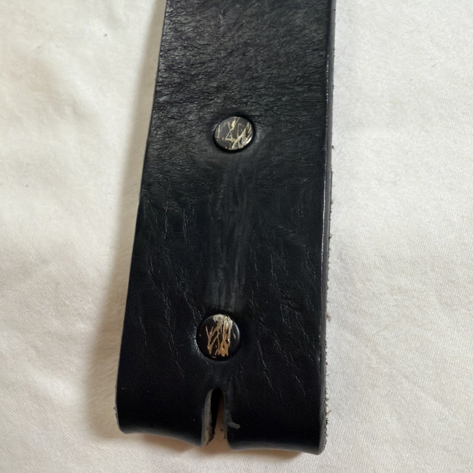 Justin Leather Belt Mens 36 Genuine USA Made Black 232 BK Top Grain leather