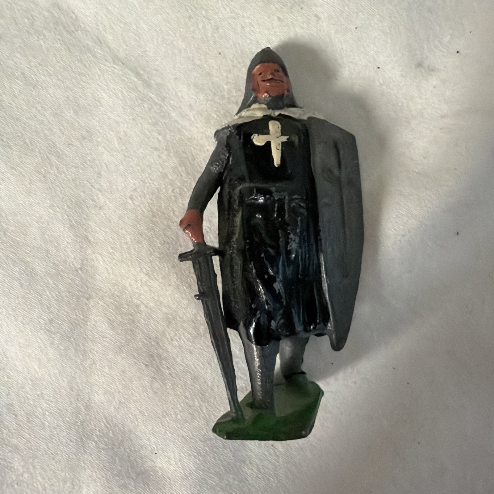 Cowboy, Johillco Indian &Horse w/ 3 British Knights ￼- Set of 5 - VTG, lead toys