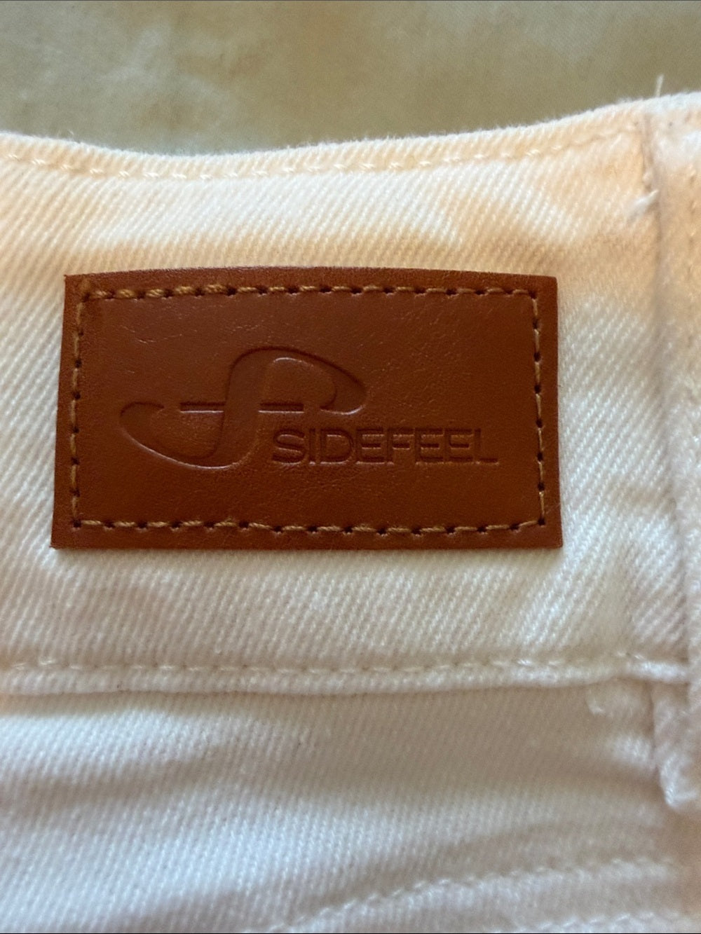Sidefeel Classic Wide/baggy-Leg White Pants SZ 4