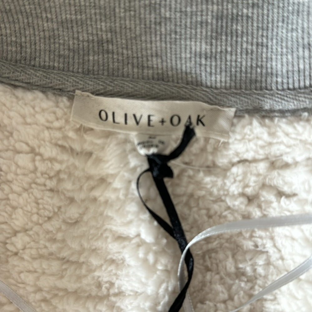 Grey Olive and Oak Faux fur lined, NWT, Med