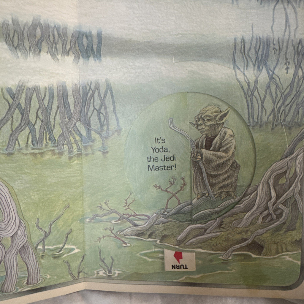 STAR WARS The Empire Strikes Back Pop-Up Book Hardcover Vintage 1980