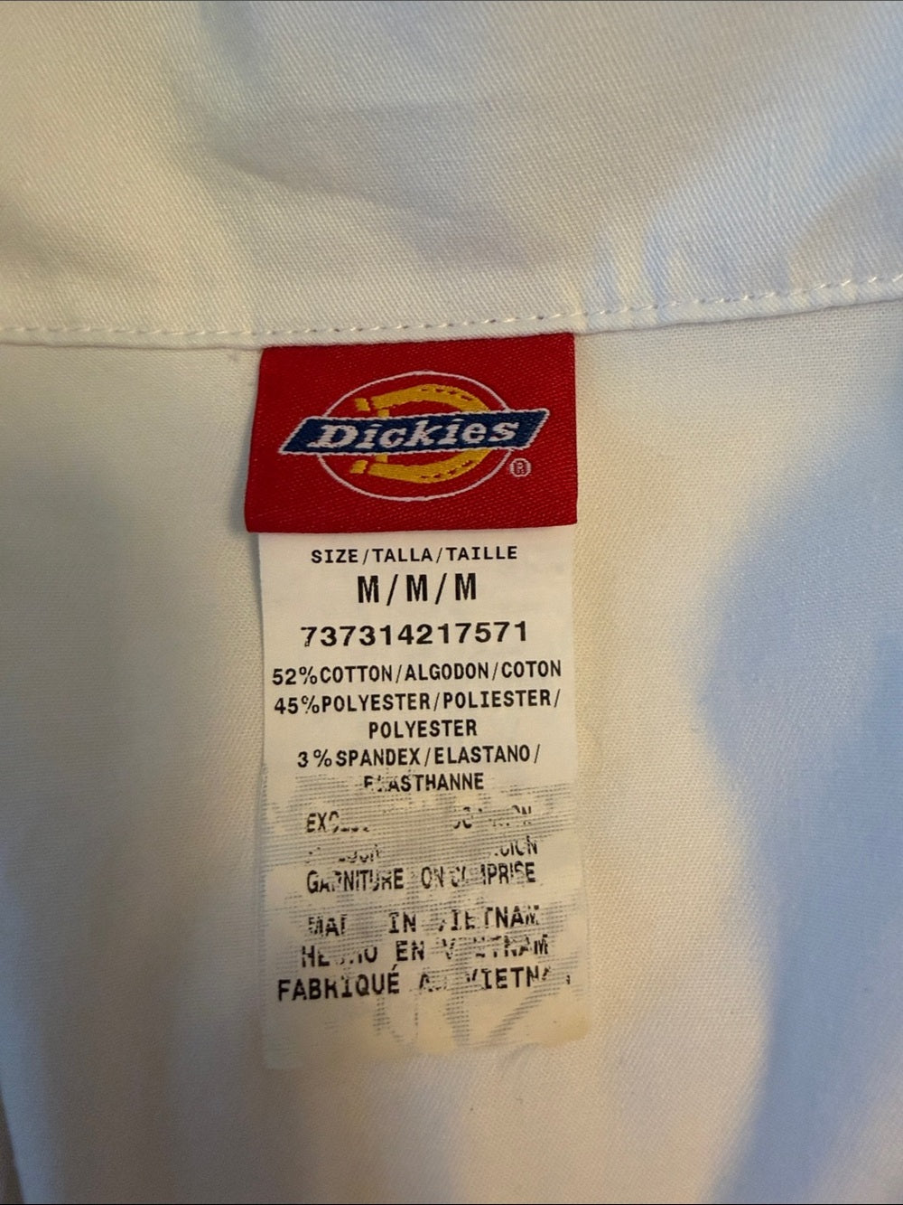 Dickies White Women's Lightweight Lab Nurse Dr aesthetician Jacket