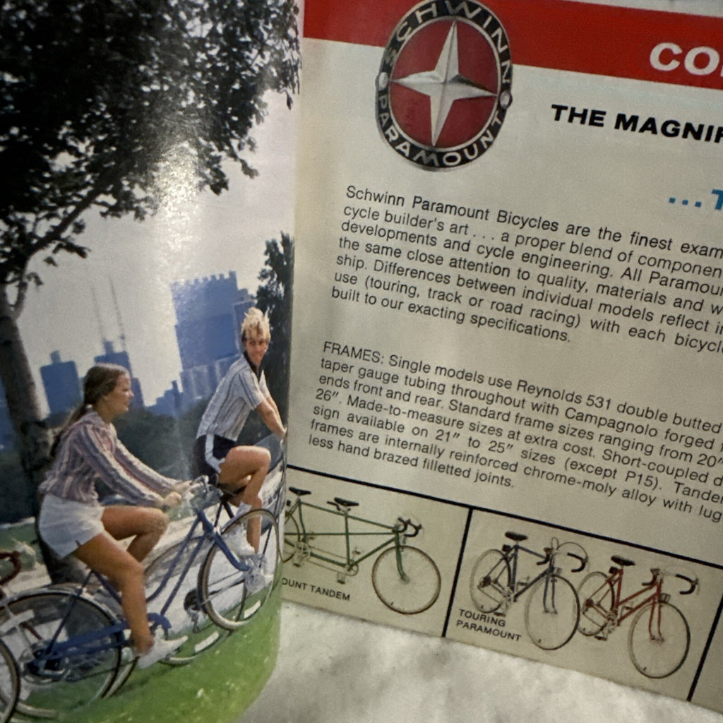 Schwinn Bicycle Retail Catalog Cavalcade of Bicycles - Vintage 1978