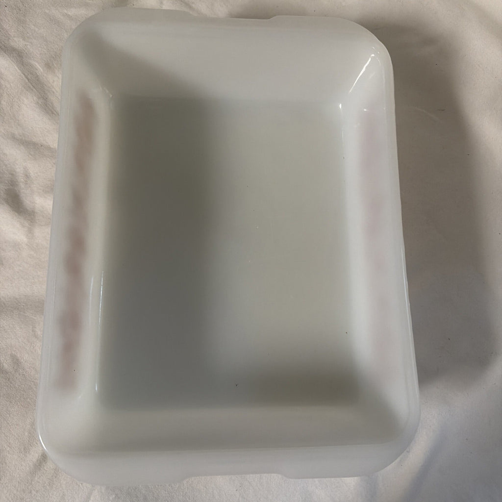Proctor Silex Casserole Slow Cook Dish #14 Wheat White Milk Glass- Vintage