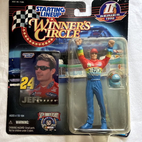 2 NASCAR Winners Circle - Jeff Gordon #24 1998 & 1997 - Hendrick/Dupont car