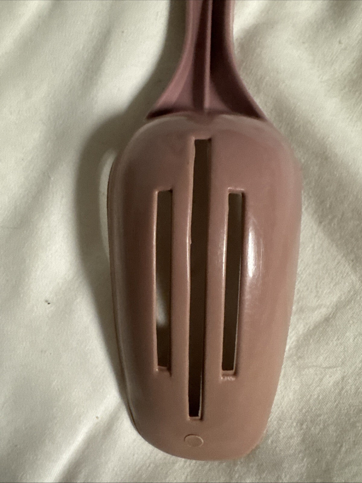 Slotted Spoon King Kraft - Mauve  - 1950s 1960s Made in USA - Vintage