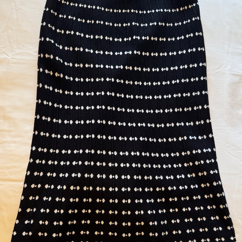 Milano tulip Black and White Women's Skirt NWT medium