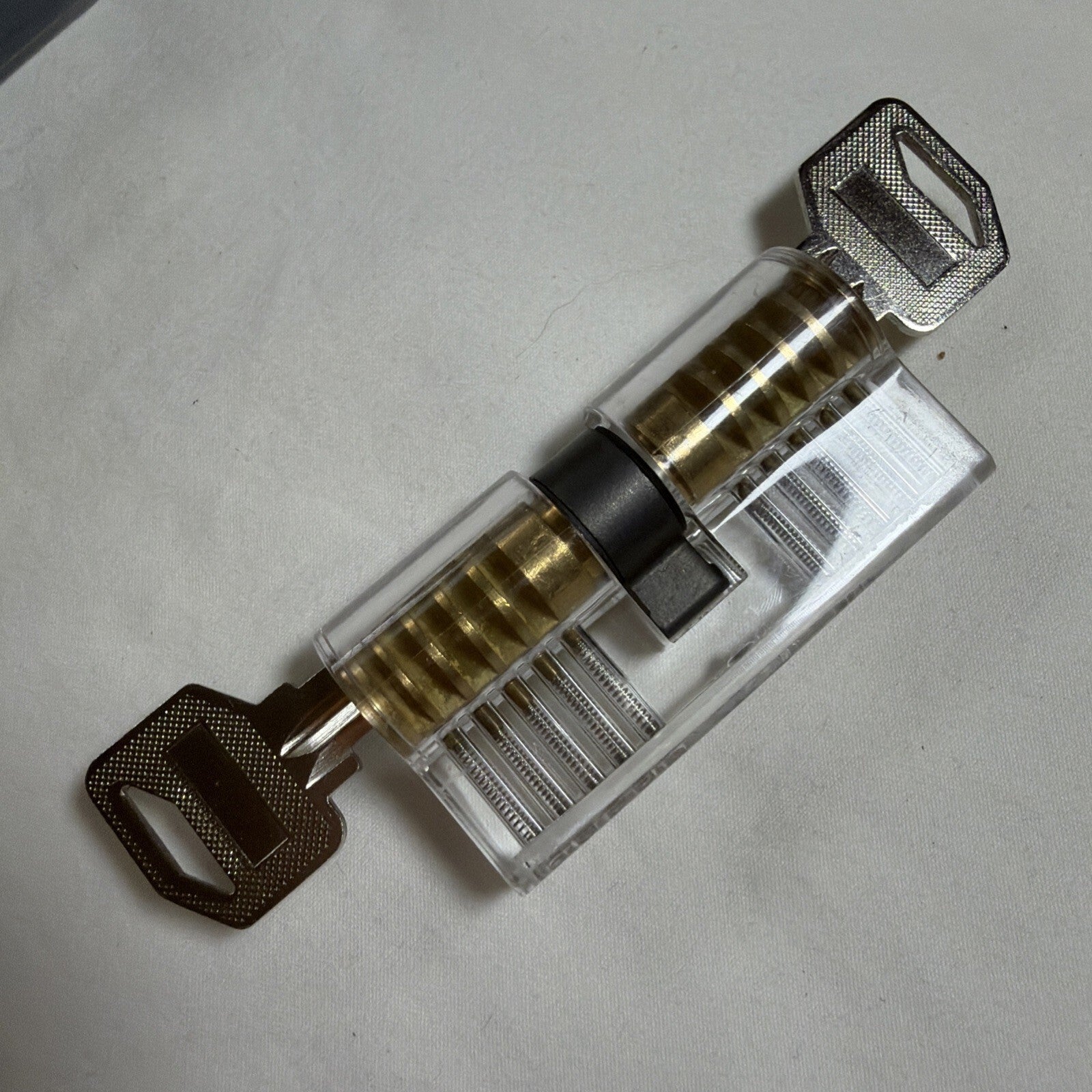 TRANSPARENT PRACTICE LOCKSMITHING LOCKS WITH KEYS