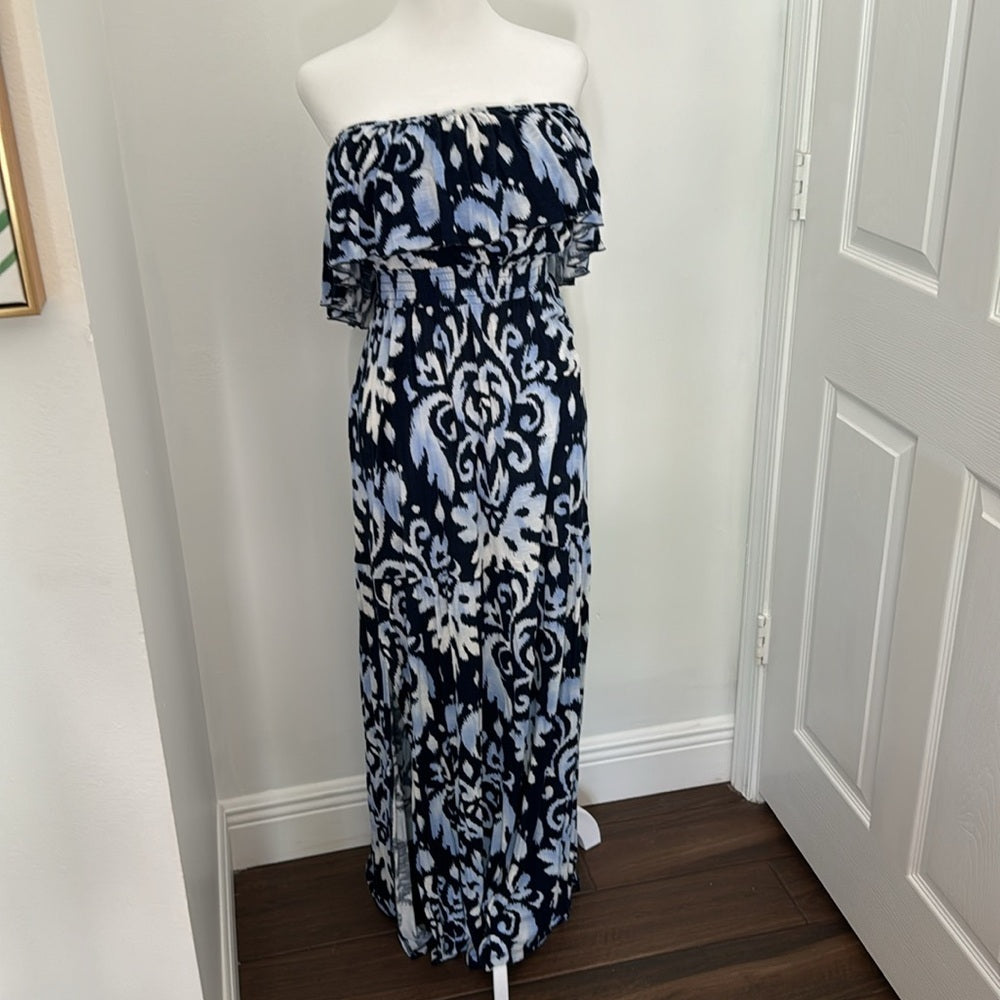 INC Maxi Off-Shoulder dress SM