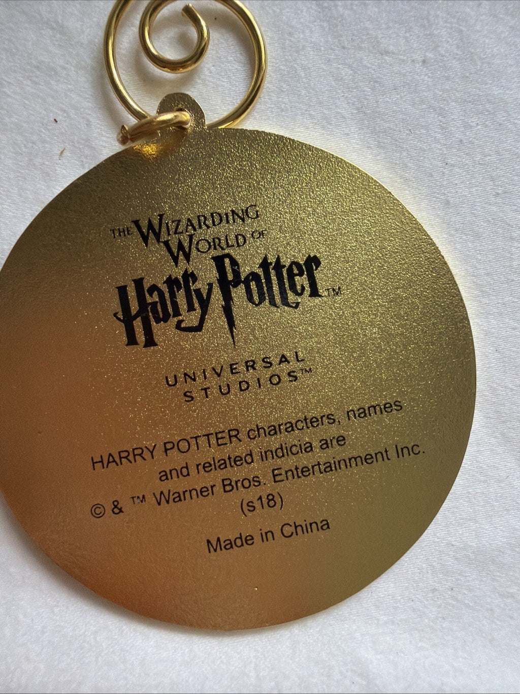 Universal Studios Harry Potter Platform 9 3/4 Enamel Holiday Ornament