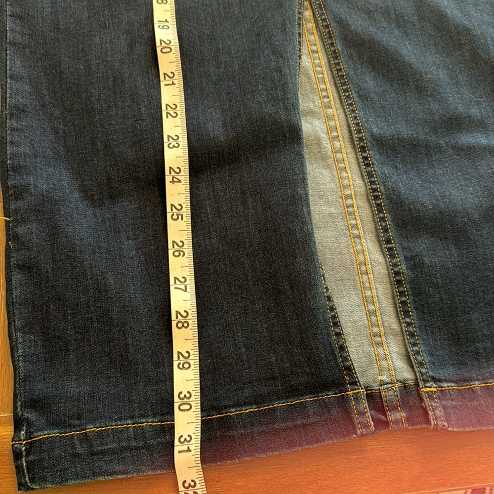 Long jean skirt size 4 brand Bagatelle