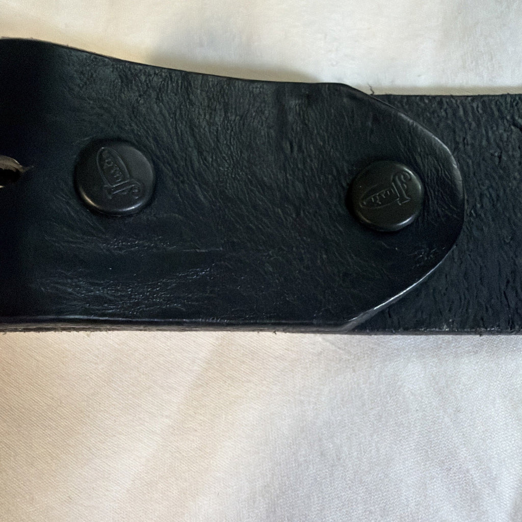 Justin Leather Belt Mens 36 Genuine USA Made Black 232 BK Top Grain leather