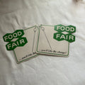 Food Fair Sewing Needle Kits Advertising Supermarket Souvenir  - Lot of 2 VTG