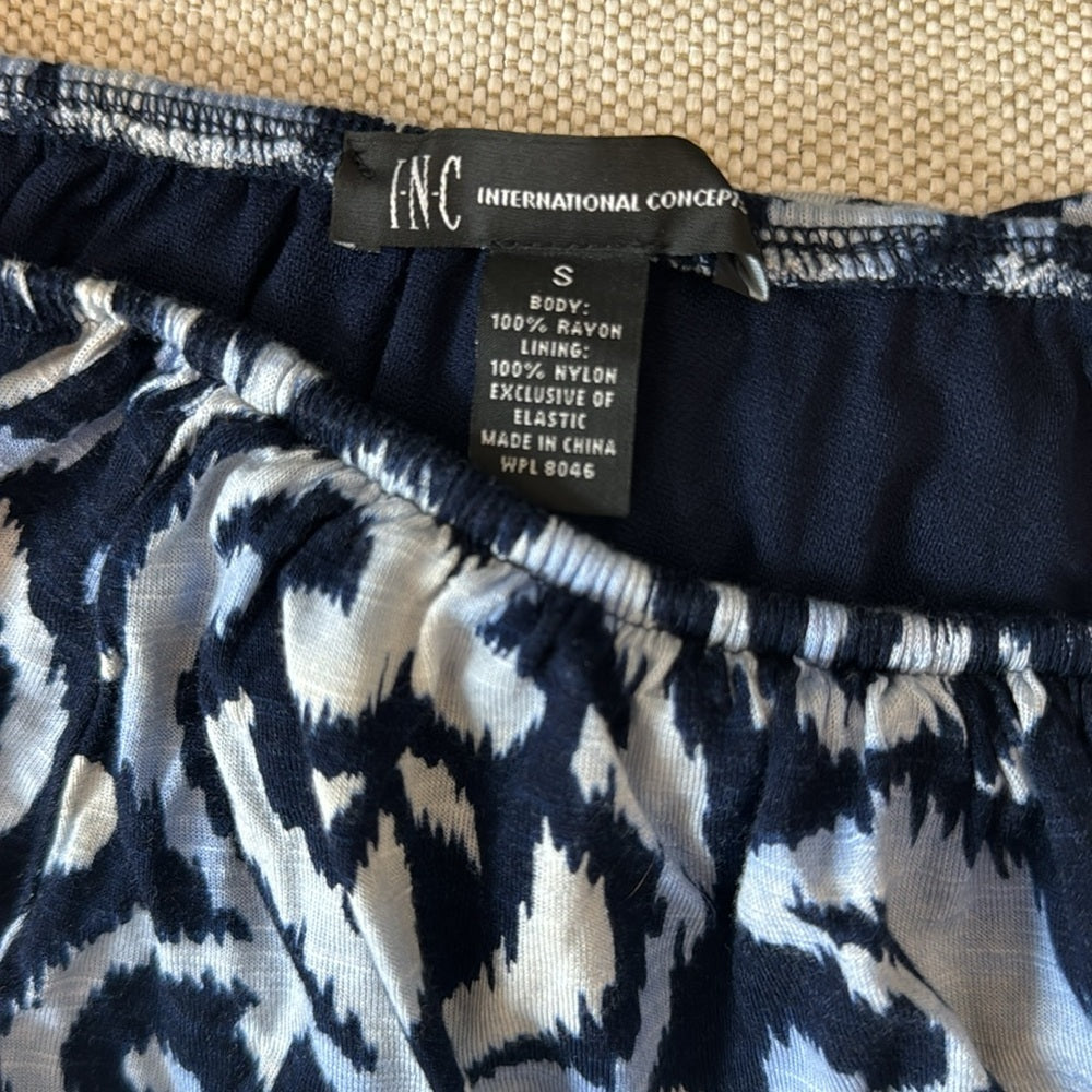 INC Maxi Off-Shoulder dress SM