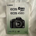 196532 Canon EOS Rebel XSi/EOS 450D Genuine Original User Instruction Manual