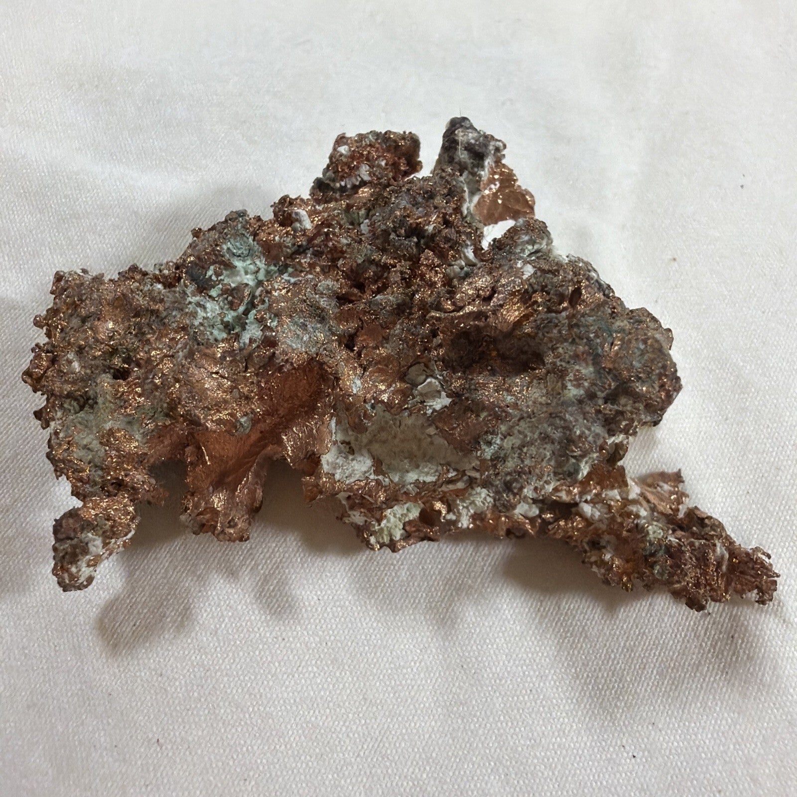 3” x 1”  NATIVE RAWCOPPER from the Lake Superior Keeweenaw Copper  Michigan