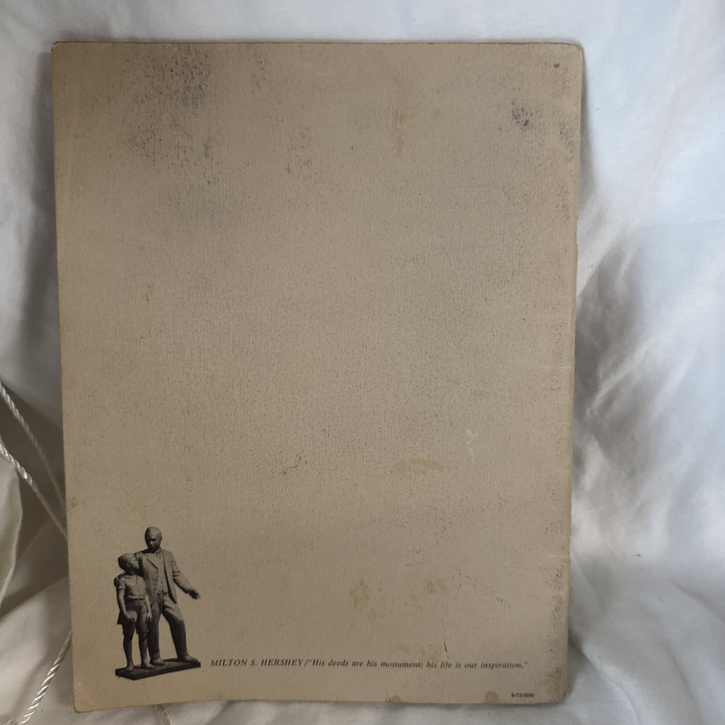 MILTON S HERSHEY PA STORY OF CHOCOLATE SCHOOL BIOGRAPHY BOOKLET - VINTAGE