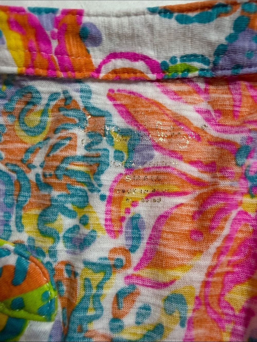 Lilly Pulitzer Neon Floral Halter Tank - Pink, Green, Blue, Orange SZ S