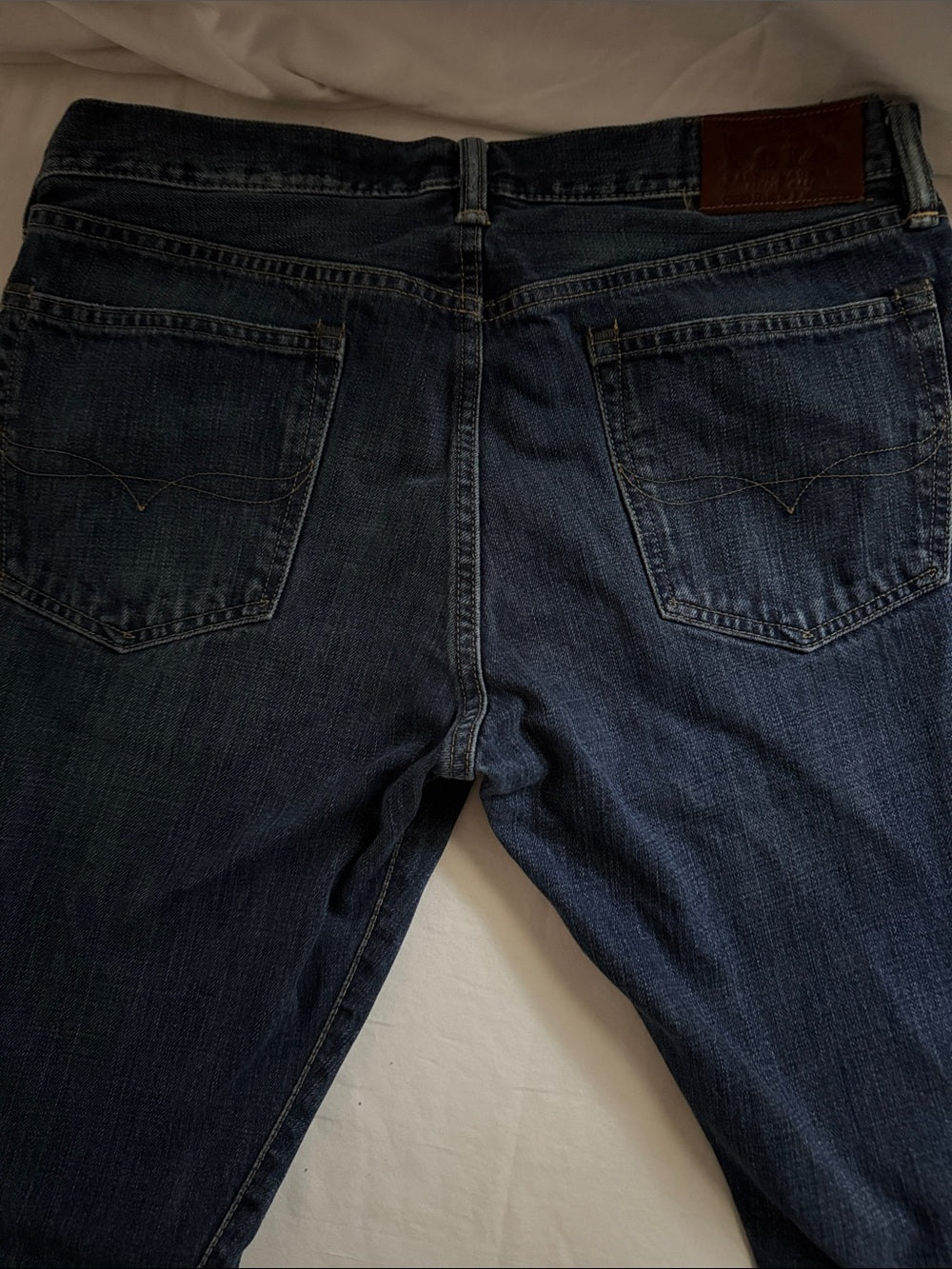 Ralph Lauren Polo Men's Blue Denim Jeans 34/32 classic straight