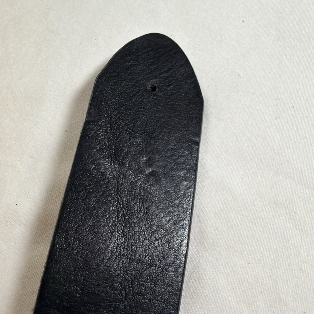 Justin Leather Belt Mens 36 Genuine USA Made Black 232 BK Top Grain leather