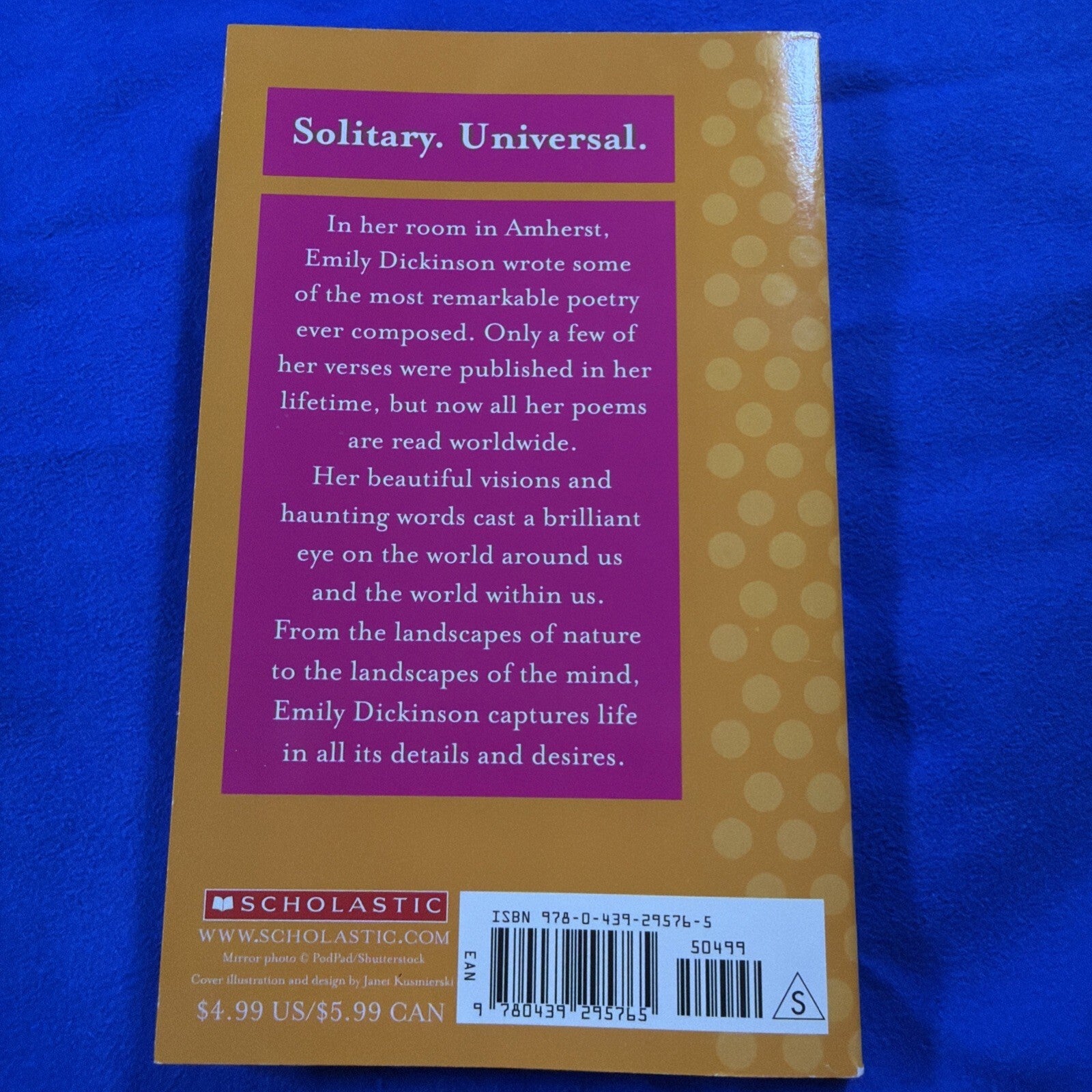 I'm Nobody! Who Are You? (Scholastic) By Dickinson, Emily - MINT CONDITION