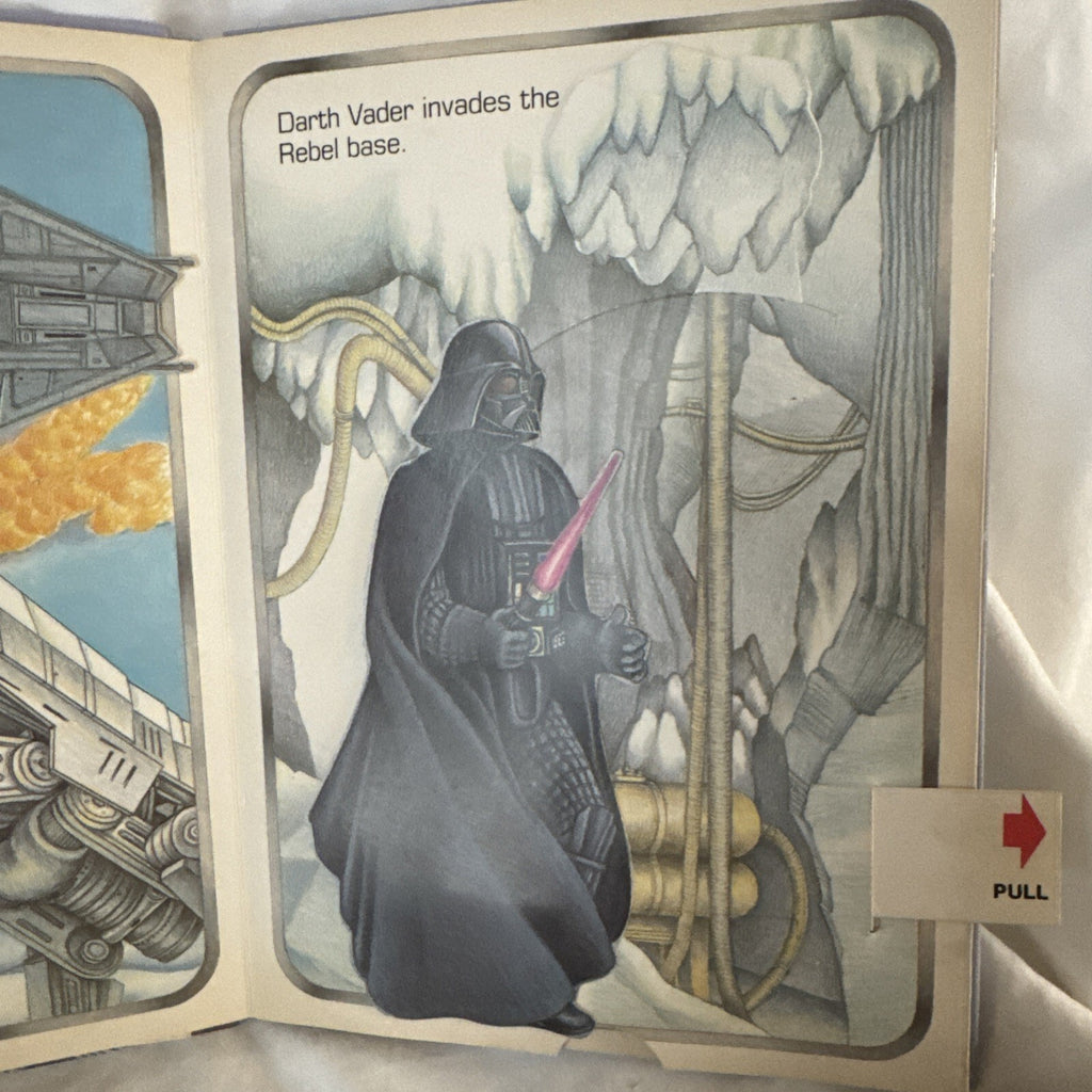 STAR WARS The Empire Strikes Back Pop-Up Book Hardcover Vintage 1980