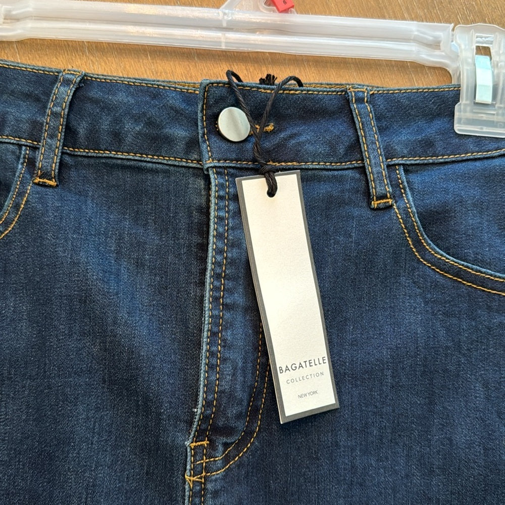 Long jean skirt size 4 brand Bagatelle
