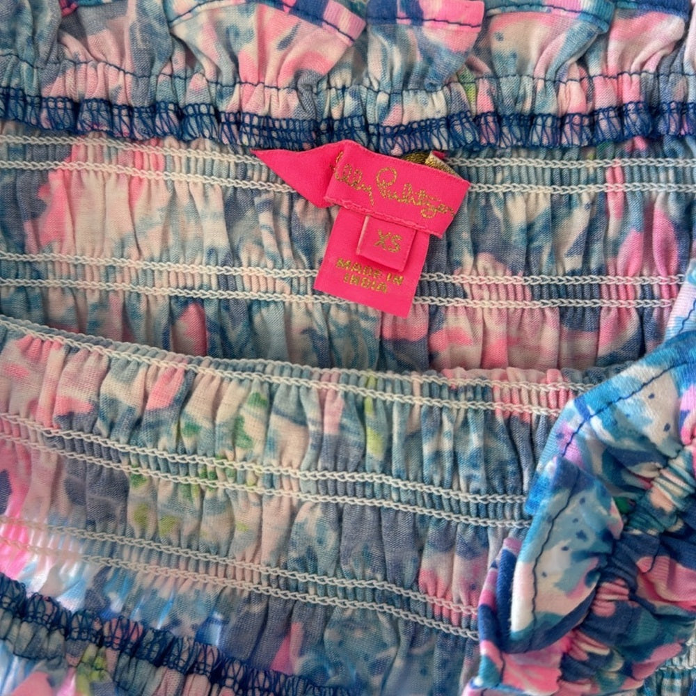 Lilly Pulitzer strapless tube top XS