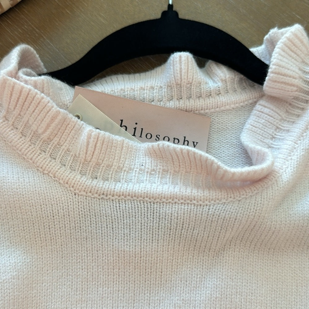 NWT, light pink shirt, sz M brand philosophy