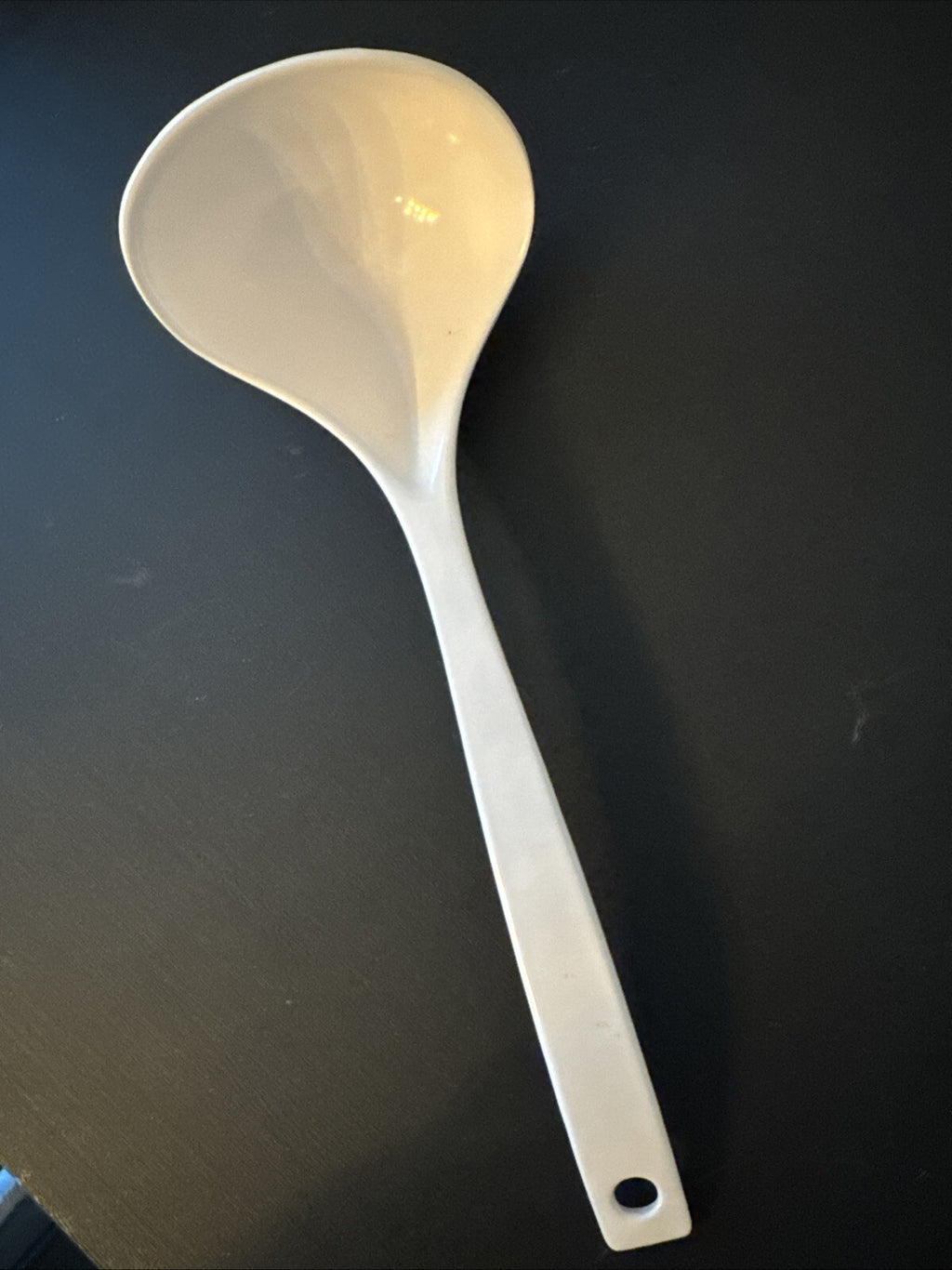 Ladle 12“ - Hoan Made in Thailand - Vintage White Melamine  ￼