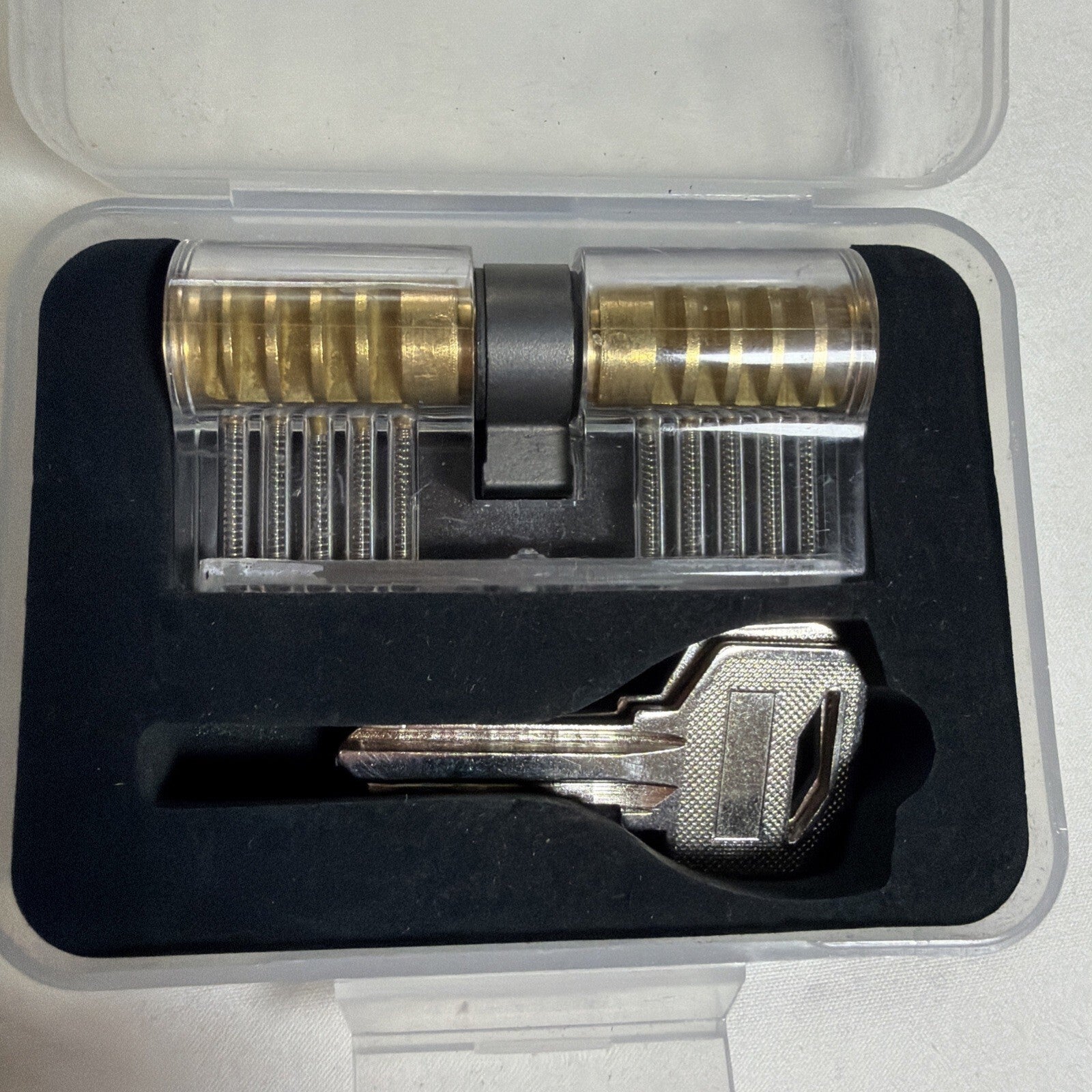 TRANSPARENT PRACTICE LOCKSMITHING LOCKS WITH KEYS