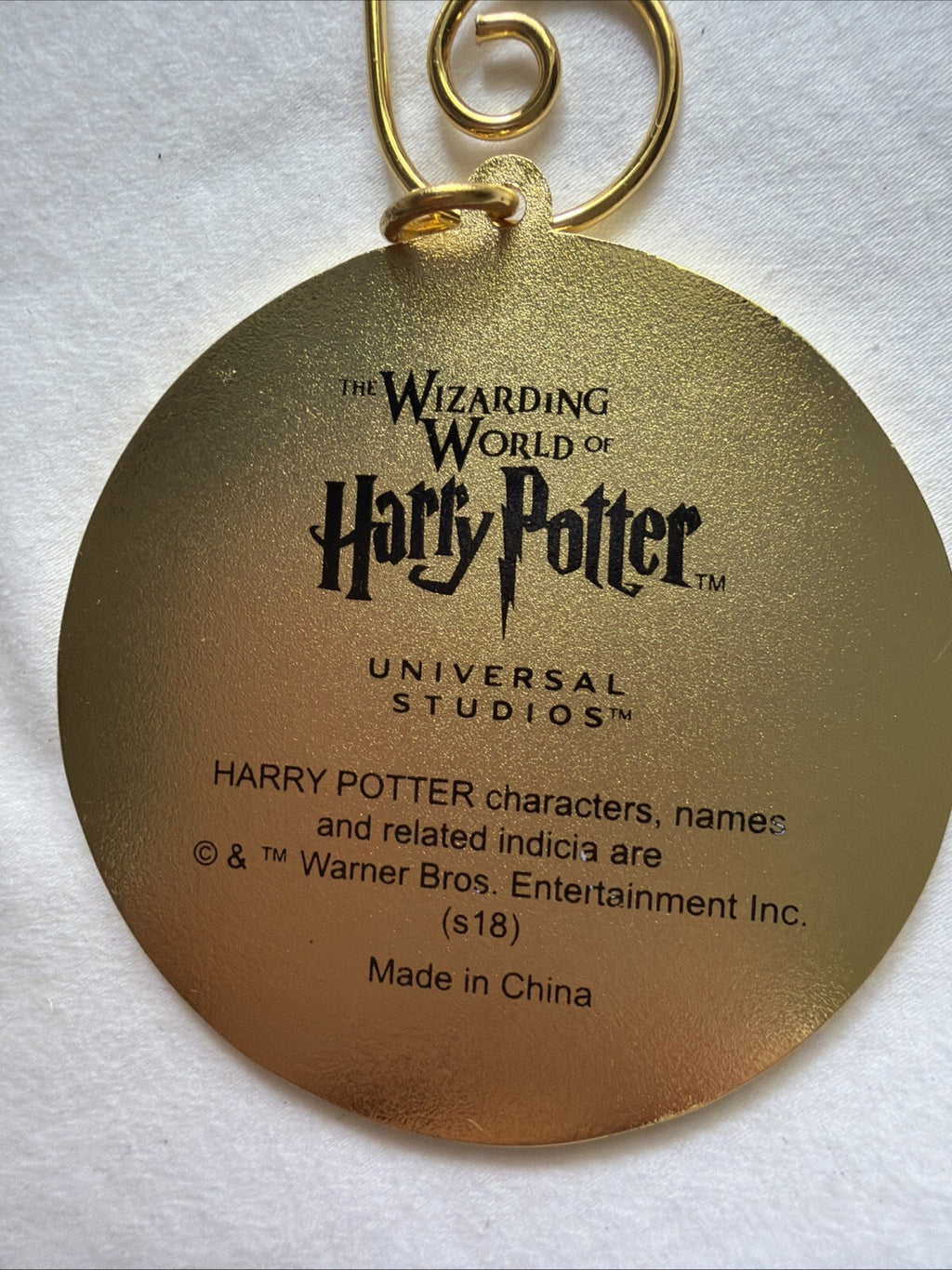Harry Potter Platform 9 3/4 Universal Studios Enamel Ornament Wizarding World