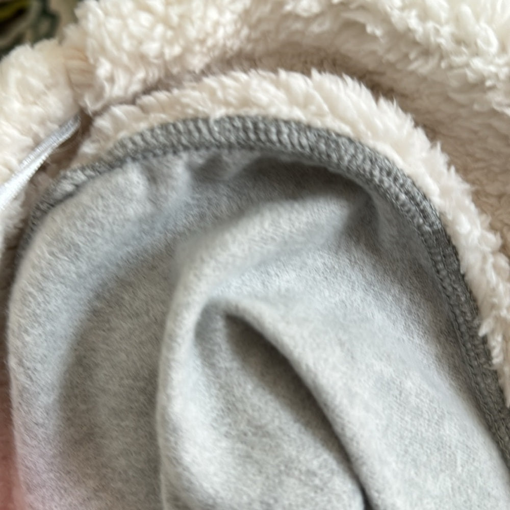 Grey Olive and Oak Faux fur lined, NWT, Med