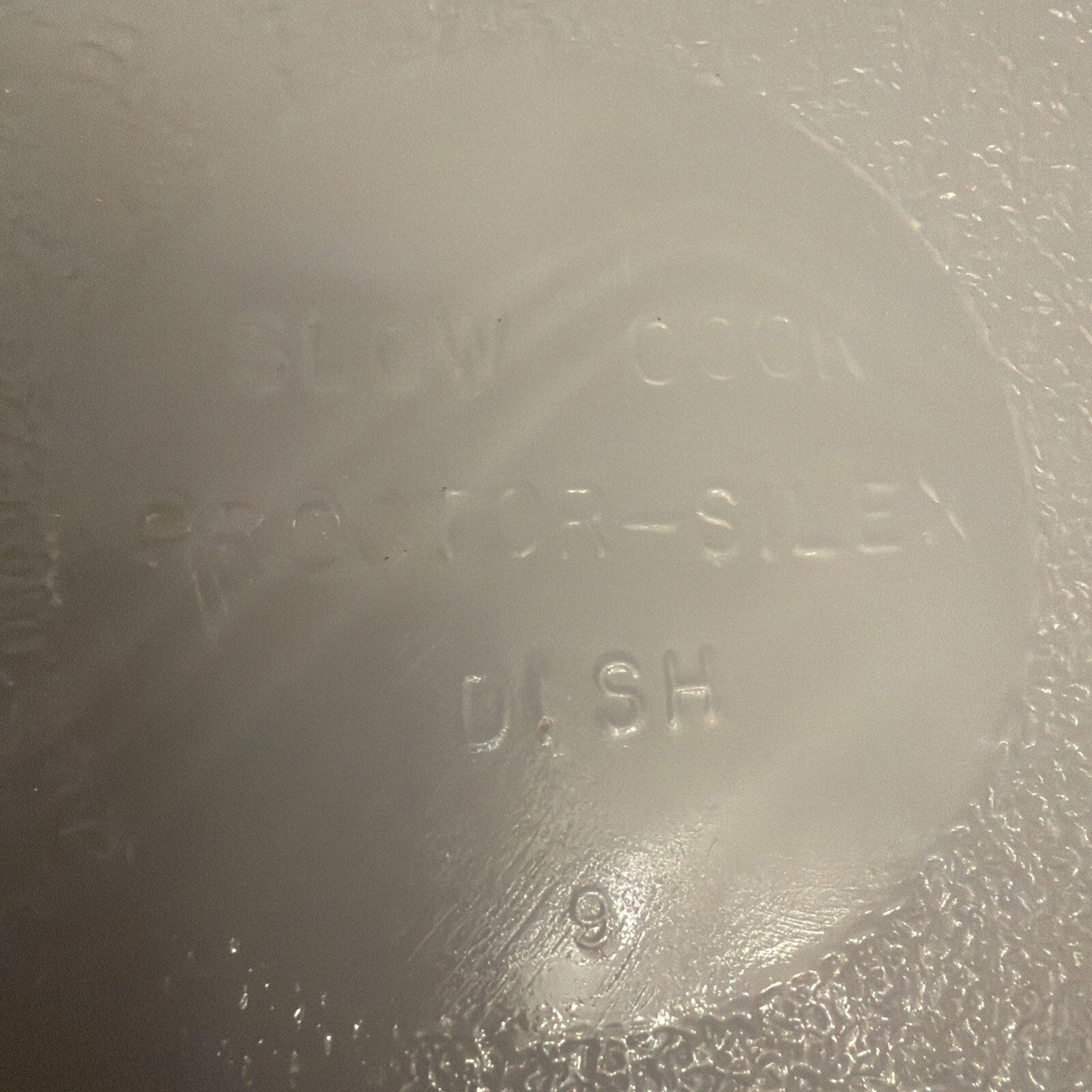 Proctor Silex Casserole Slow Cook Dish #14 Wheat White Milk Glass- Vintage