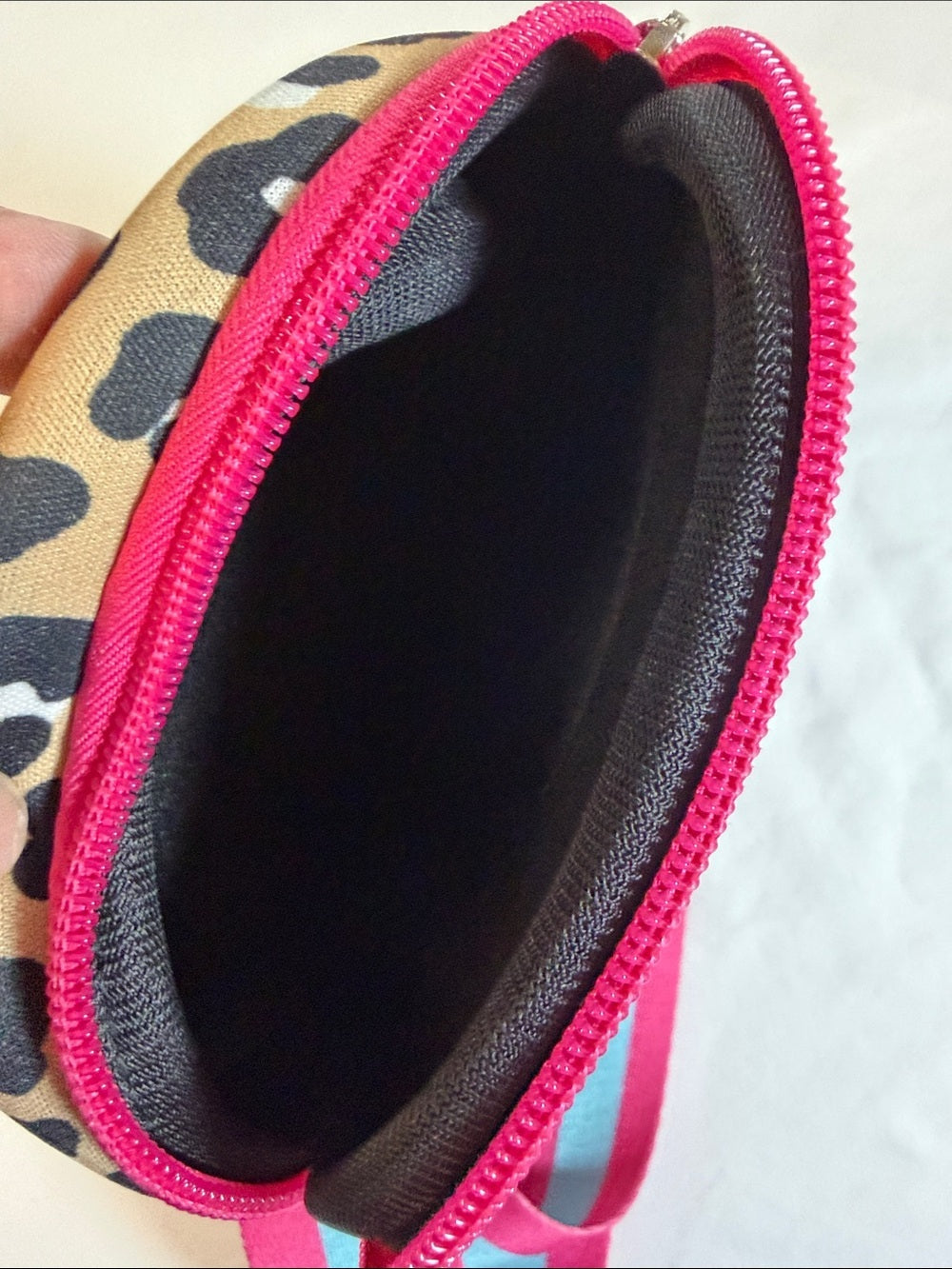 Simply Southern Pink & Teal Leopard Crossbody Bag