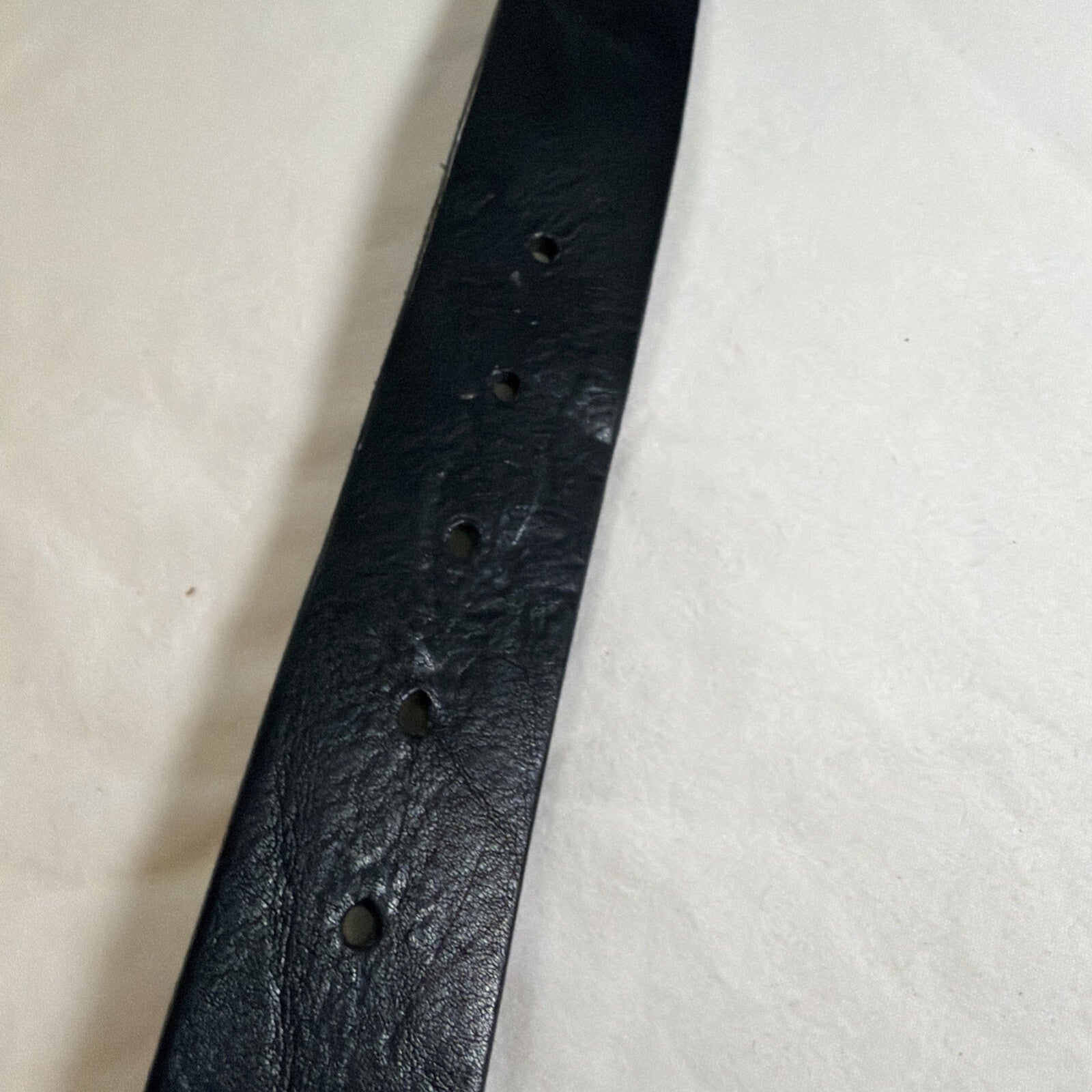 Justin Leather Belt Mens 36 Genuine USA Made Black 232 BK Top Grain leather