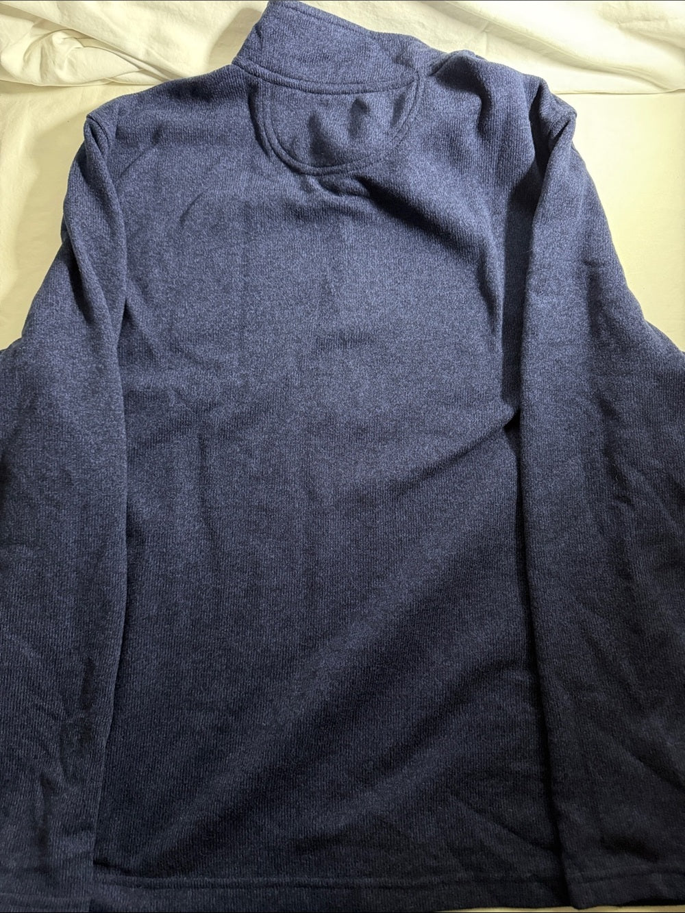 Izod Men's dark Navy Half-Zip Pullover Sweater SZ Large