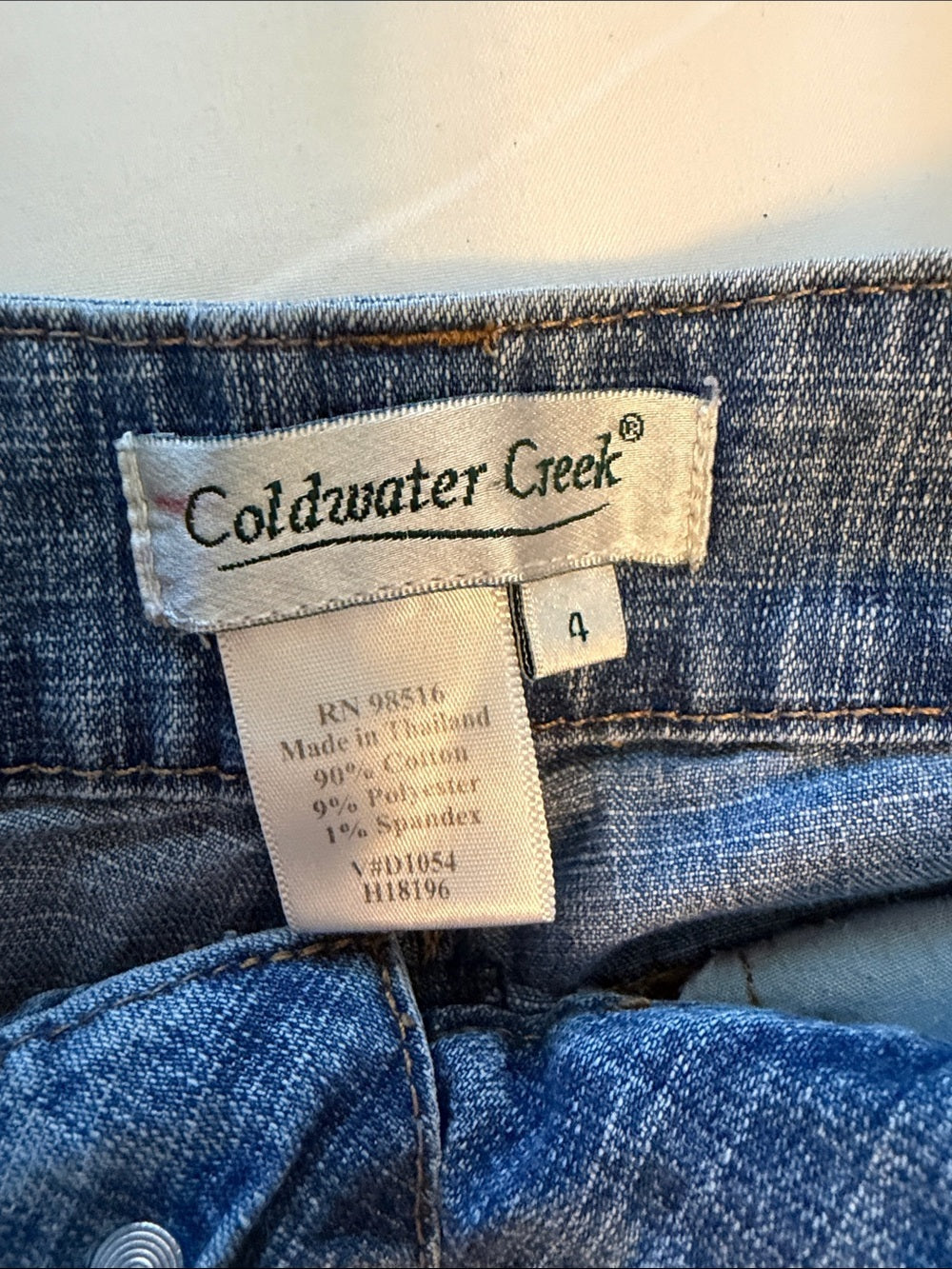Cold water Creek Women’s Blue Straight-Leg Jeans - Classic Denim SZ 4