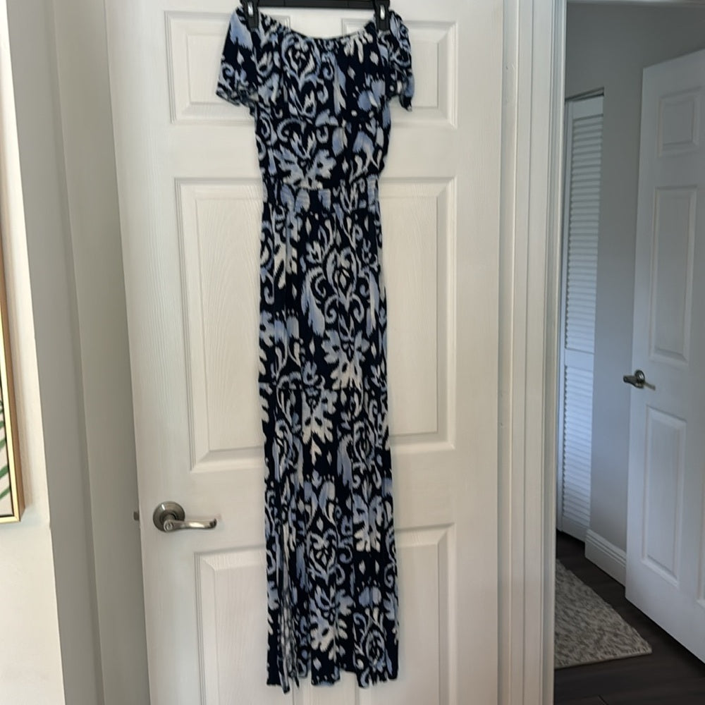 INC Maxi Off-Shoulder dress SM