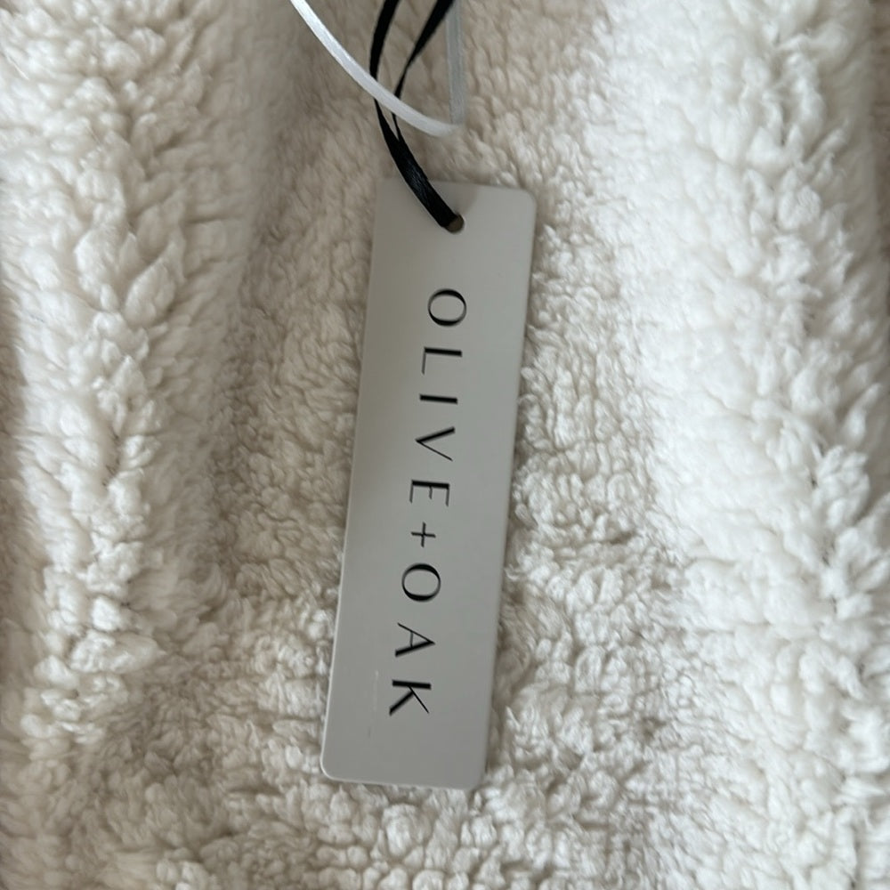 Grey Olive and Oak Faux fur lined, NWT, Med
